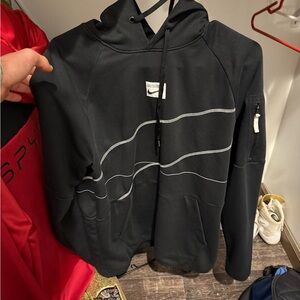 Nike Black Hoodie with White Details